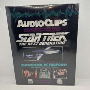 Star Trek The Next Generation 1992 AudioClips Encounter at Farpoint Vol 1 -  MAC